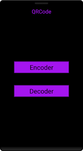 QRCode Encoder Decoder - Image screenshot of android app