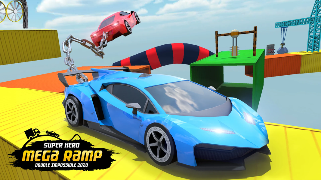 Double Impossible Mega Stunts - Gameplay image of android game