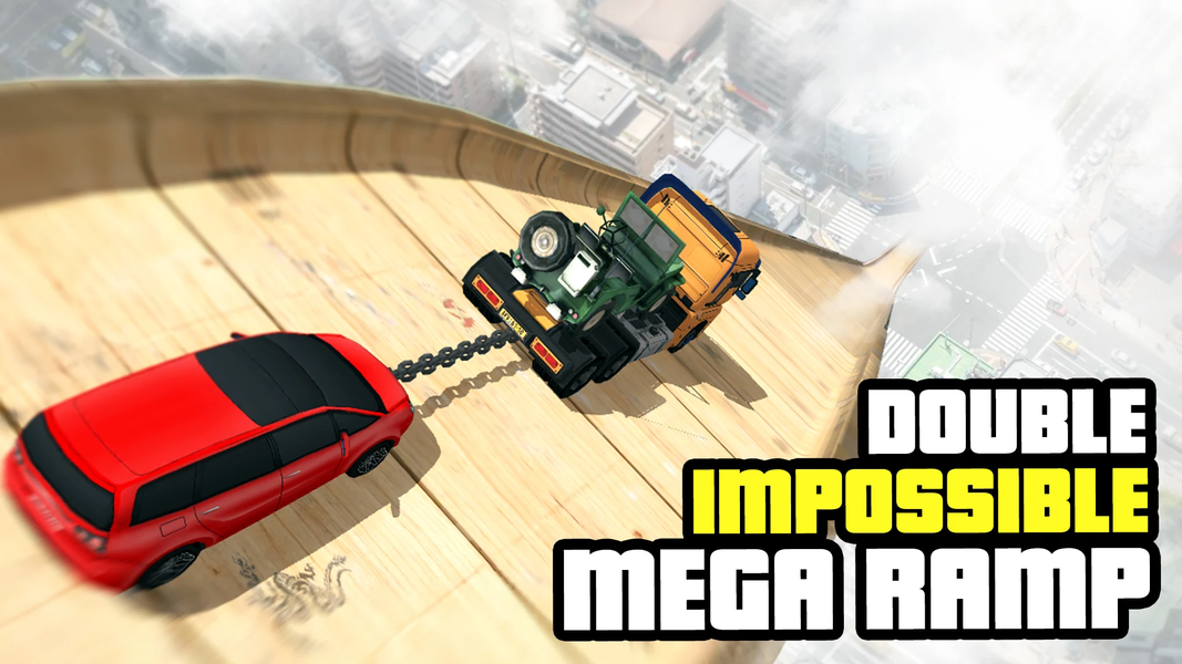 Double Impossible Mega Stunts - Gameplay image of android game