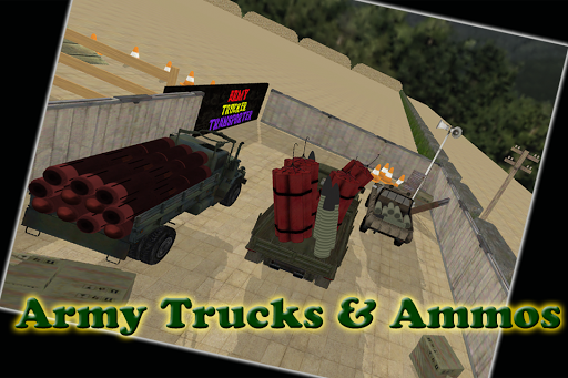 Army Trucker Transporter ۳D - عکس بازی موبایلی اندروید