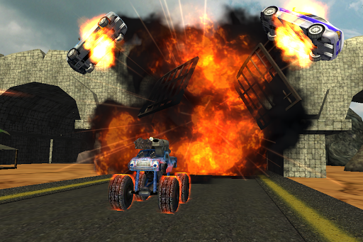 Crazy Monster Truck Fighter - - عکس بازی موبایلی اندروید