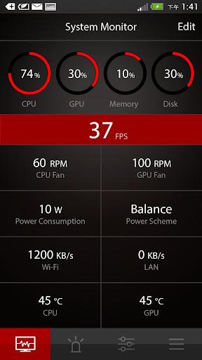 MSI Dragon Dashboard - عکس برنامه موبایلی اندروید
