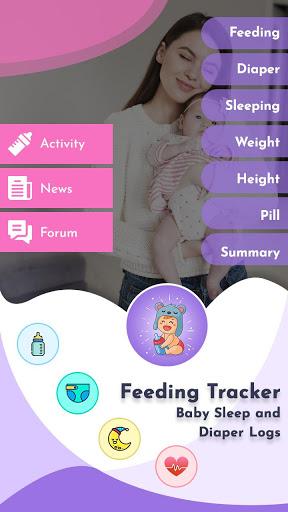 Feeding Tracker: Baby Sleep and Diaper Logs - Image screenshot of android app
