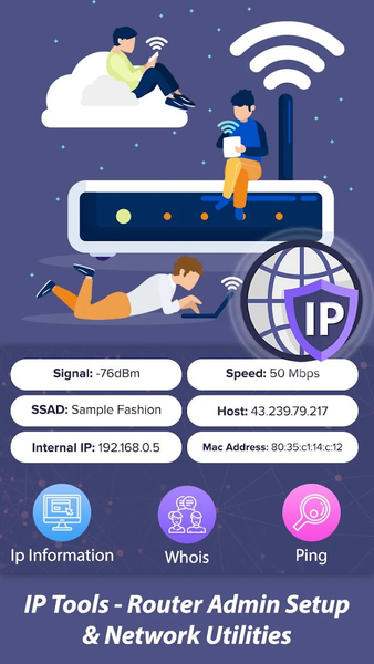 IP Tools - Router Admin Setup - عکس برنامه موبایلی اندروید