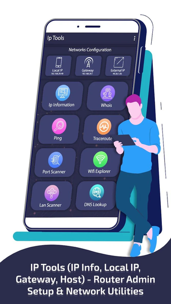 IP Tools - Router Admin Setup - عکس برنامه موبایلی اندروید