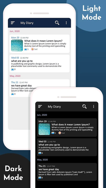 My Diary: Journal Notes & Mood - عکس برنامه موبایلی اندروید