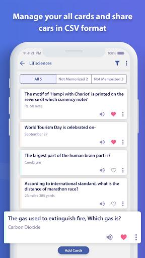 Study Flashcards – Review and - Image screenshot of android app