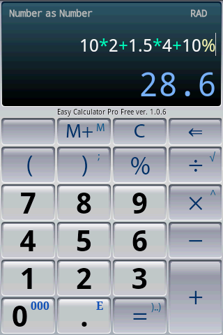Calculator - Image screenshot of android app