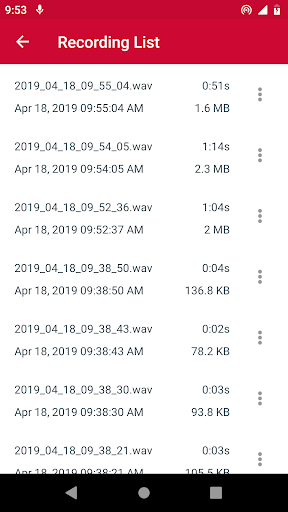 Audio Recorder - High-quality voice recorder - عکس برنامه موبایلی اندروید