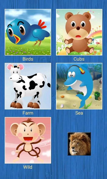 Animals Slide Puzzles - Gameplay image of android game