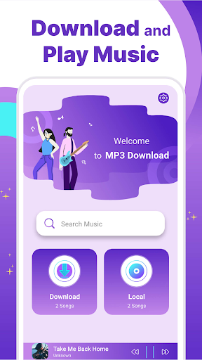 Download Music Mp3 - عکس برنامه موبایلی اندروید