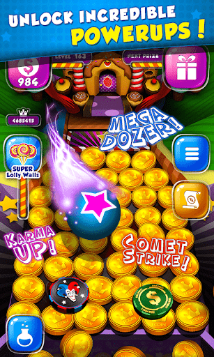 Candy Donuts Coin Party Dozer - عکس بازی موبایلی اندروید