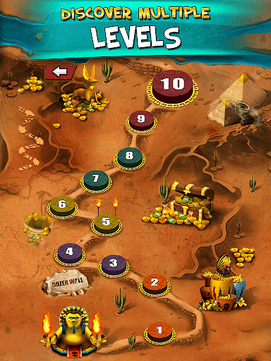 Pharaoh Gold Coin Party Dozer - Gameplay image of android game