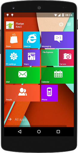 Metro UI Launcher 10 - Image screenshot of android app