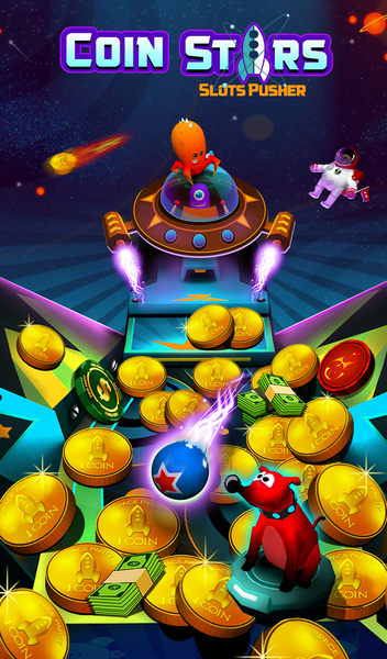 Space Blaze Coin Party Dozer - Image screenshot of android app