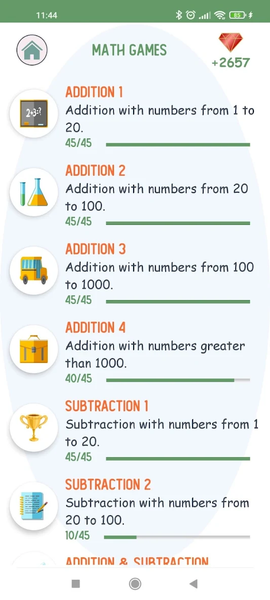 FunMath: Math Games for All - عکس بازی موبایلی اندروید