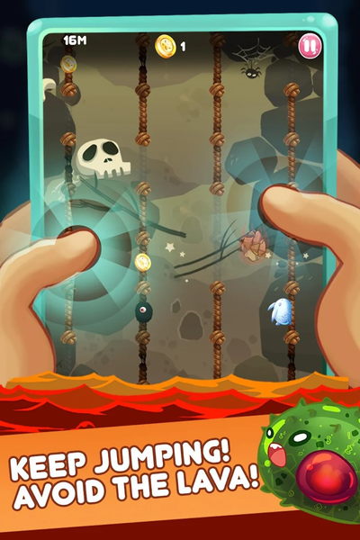 Jello Jump: Top of The World - Gameplay image of android game