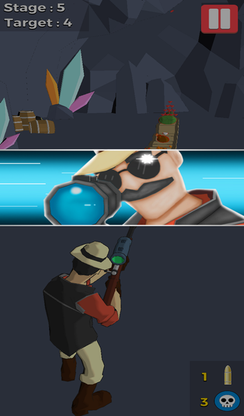 Hawkeye Sniper Shooter ۳D - عکس بازی موبایلی اندروید