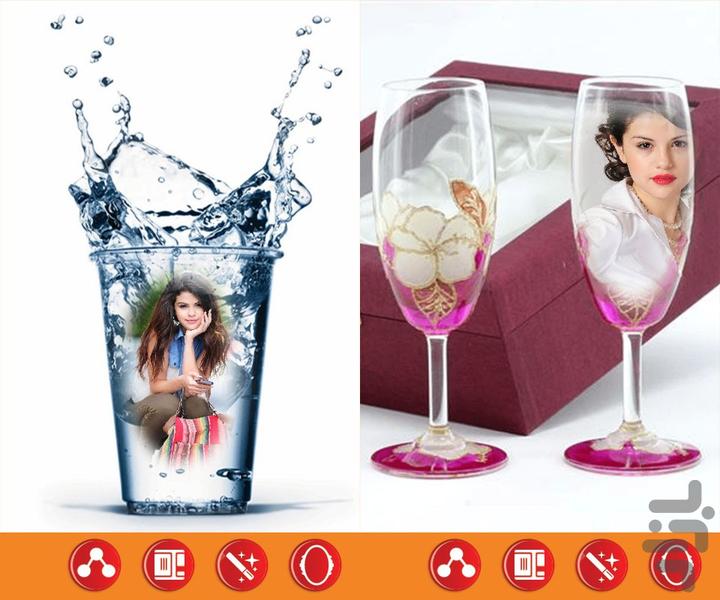 Glass HD frames - عکس برنامه موبایلی اندروید