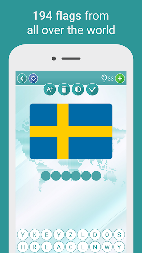 Geography Quiz - World Flags - Gameplay image of android game