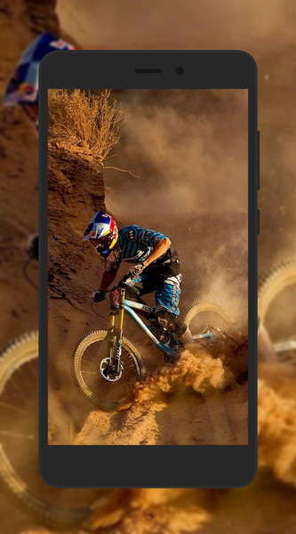 MTB Downhill Wallpapers - Image screenshot of android app