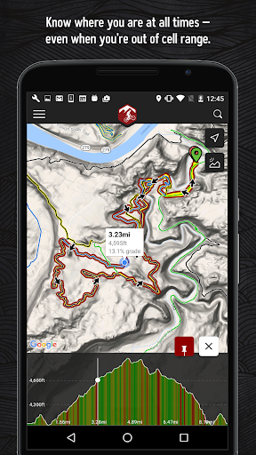 MTB Project - Image screenshot of android app