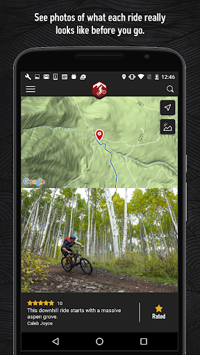MTB Project - Image screenshot of android app