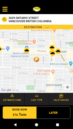 Black Top and Checker Cabs - Image screenshot of android app