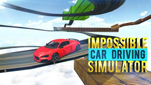 Impossible Car Sim - Gameplay image of android game
