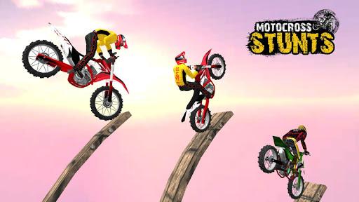 Motorcross Stunts - Gameplay image of android game