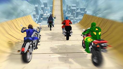 Super Hero Bike Mega Ramp ۳ - عکس بازی موبایلی اندروید