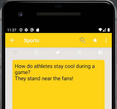 Jokes book, funny jokes in eng - Image screenshot of android app