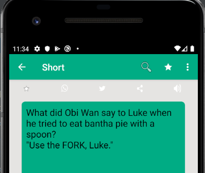 Jokes book, funny jokes in eng - Image screenshot of android app