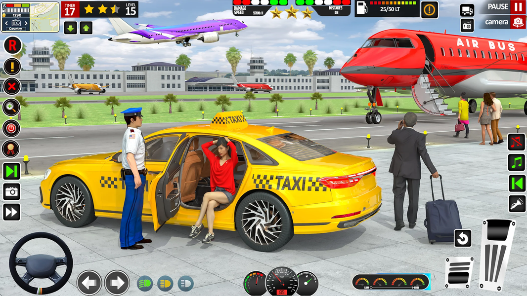 Car Simulator Game: Taxi Games - Gameplay image of android game
