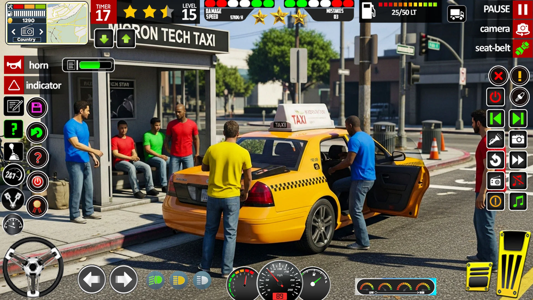 Car Simulator Game: Taxi Games - Gameplay image of android game