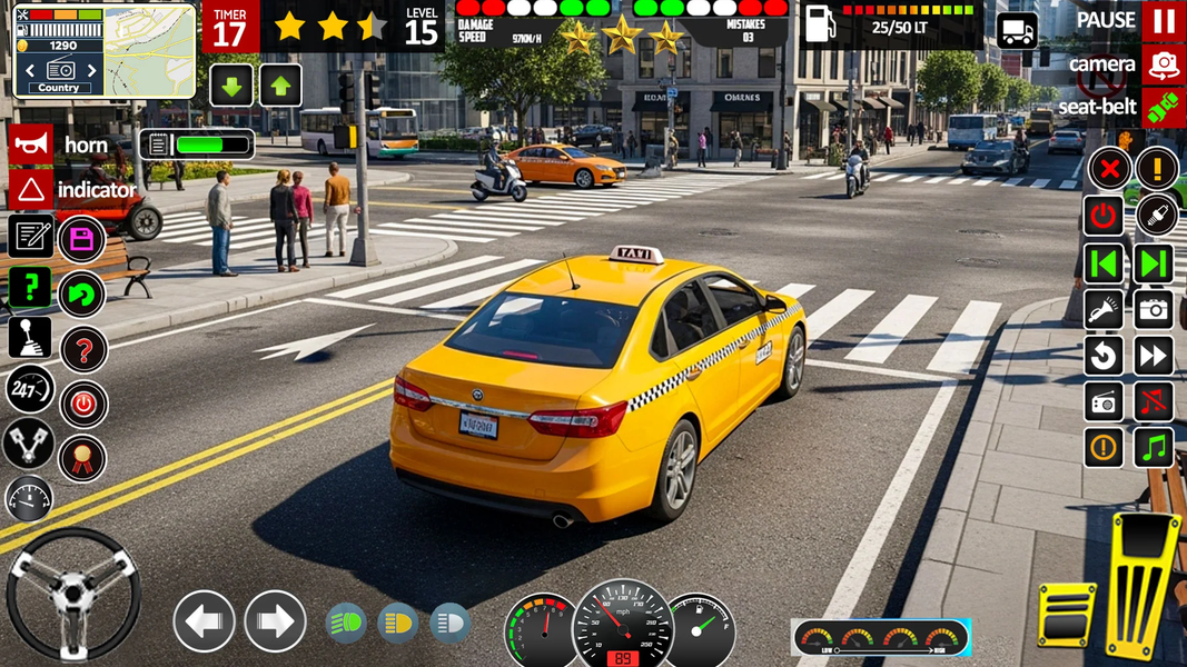 Car Simulator Game: Taxi Games - Gameplay image of android game