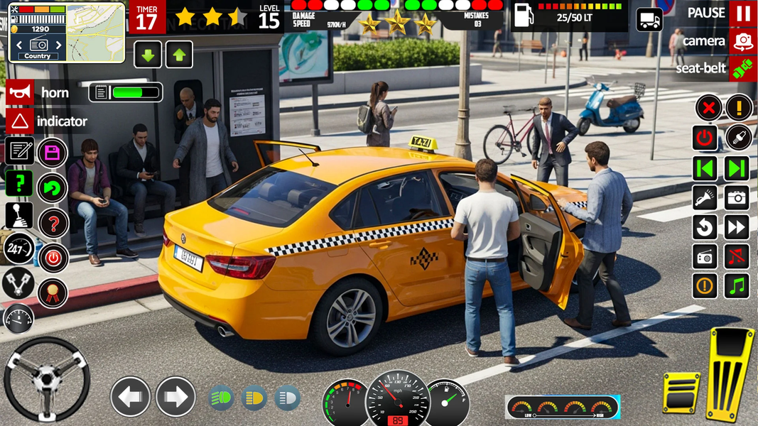 Car Simulator Game: Taxi Games - Gameplay image of android game