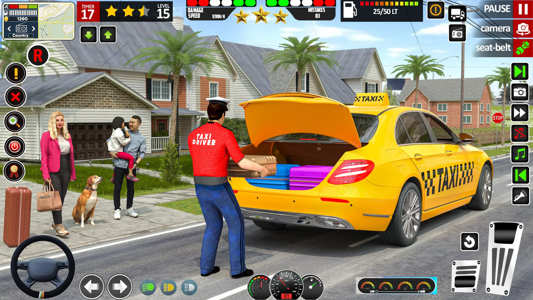 Car Simulator Game: Taxi Games - Gameplay image of android game