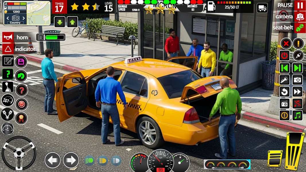 Car Simulator Game: Taxi Games - Gameplay image of android game