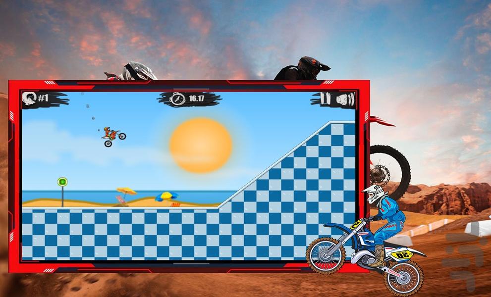 بازی موتور پرشی - Gameplay image of android game