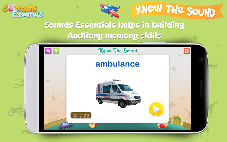 Sounds Essentials - Learn and - عکس برنامه موبایلی اندروید