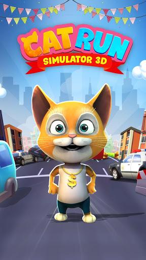 Cat Run Simulator 3D - Gameplay image of android game