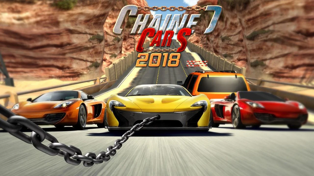 Chained Cars 2018 - Gameplay image of android game
