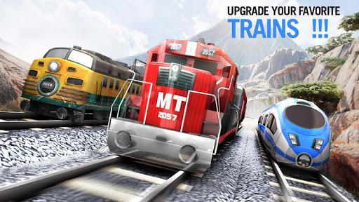 Train Racing 3D 2024 - Gameplay image of android game