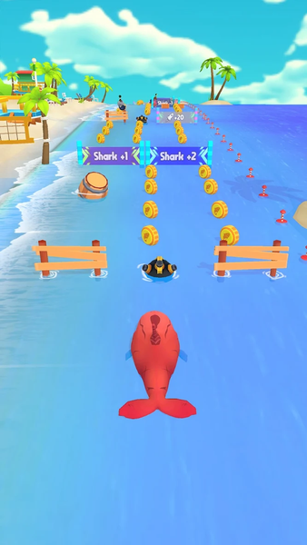 Shark Run ۳D - عکس بازی موبایلی اندروید