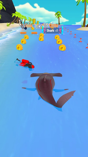 Shark Run ۳D - عکس بازی موبایلی اندروید