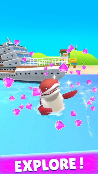 Shark Run ۳D - عکس بازی موبایلی اندروید