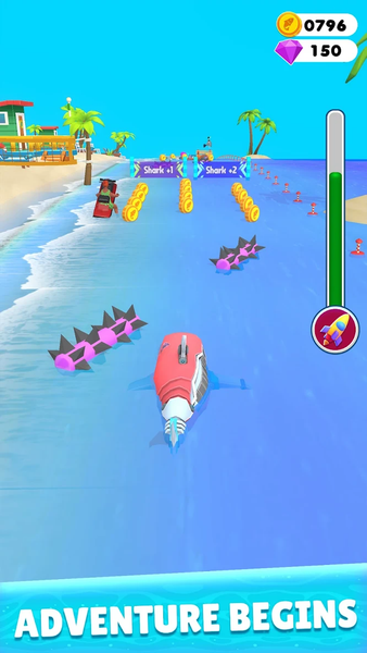 Shark Run ۳D - عکس بازی موبایلی اندروید