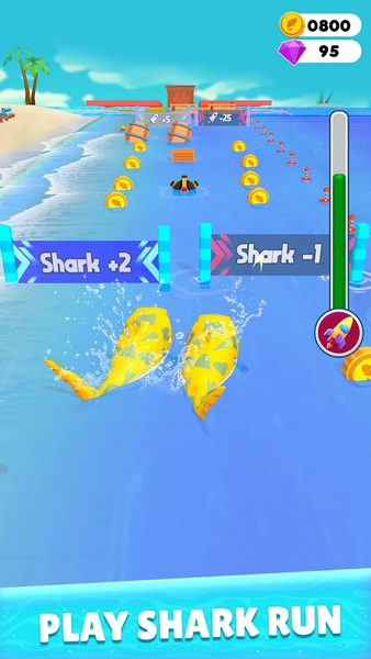 Shark Run ۳D - عکس بازی موبایلی اندروید
