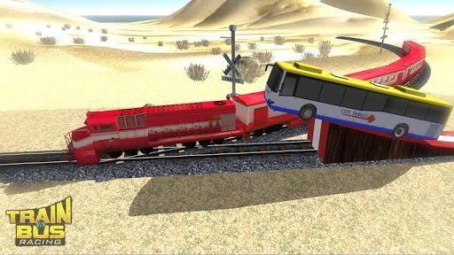 Train Vs Bus Racing - Gameplay image of android game